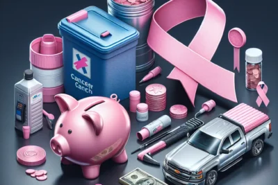 breast cancer car donation drive for a cure today